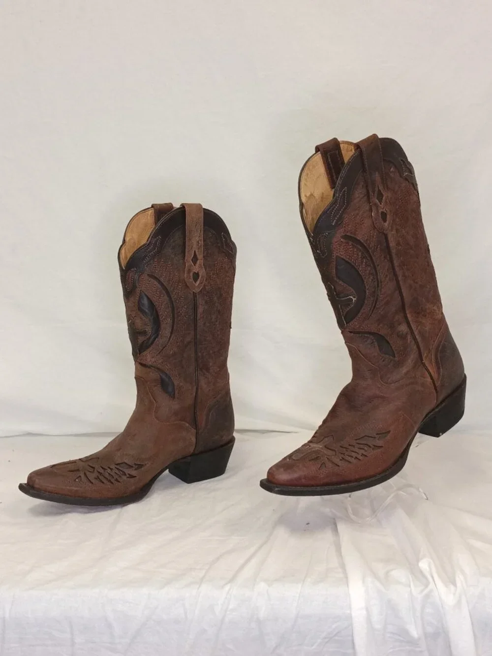 JB Dillon Winged Cross Cowgirl Boots